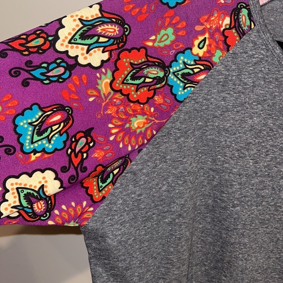 Lularoe Randy baseball t top size XL - Picture 3 of 6